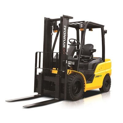 Forklift unloading pallets from a truck in Hertford